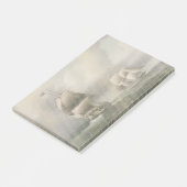 Battleships Warships Sailing Ocean Post It Notes (Schuin)