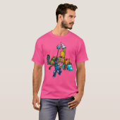 Battletoads Shovel Knight T-shirt (Voorkant volledig)