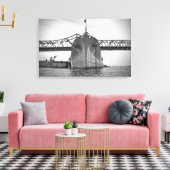 Battlship Cove Canvas Wrap Afdruk (Insitu (Woonkamer))