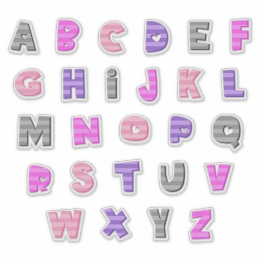 BATTY - A tot Z - 'lager hoesje' Sticker (Voorkant)