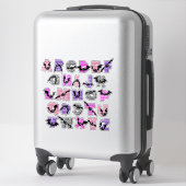 BATTY ALPHABET STICKER (Koffer)