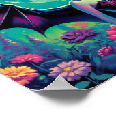 Batty Blooms poster print (Hoek)