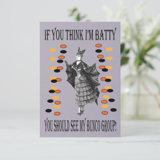 Batty Bunco Kaart (Staand voorkant)