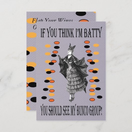 Batty Bunco Kaart (Voorkant / Achterkant)