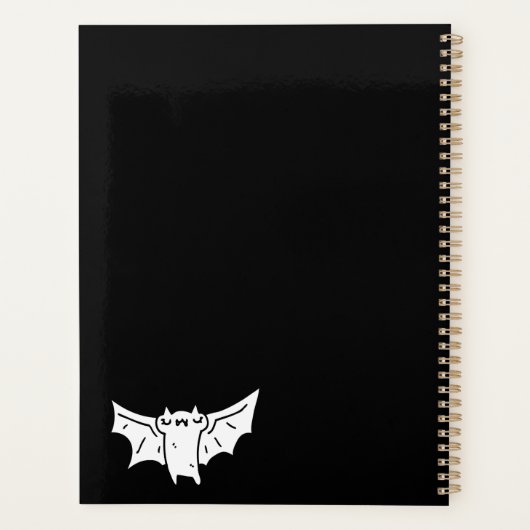 Batty de tas planner (Achterkant)