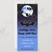 Batty Halloween/Birthday Invites Kaart (Voorkant)