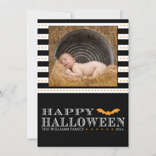 Batty Halloween Fotokaarten Kaart