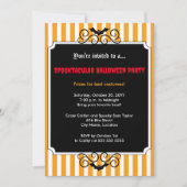 Batty Halloween Party Kaart (Voorkant)