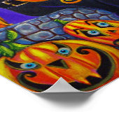 Batty Halloween Poster (Hoek)