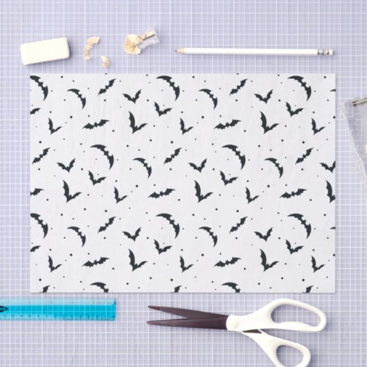Batty Halloween Tissuepapier (Craft)