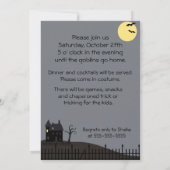 Batty Halloween Uitnodiging (Achterkant)