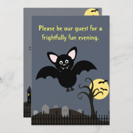 Batty Halloween Uitnodiging