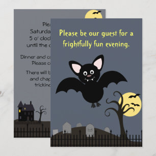 Batty Halloween Uitnodiging