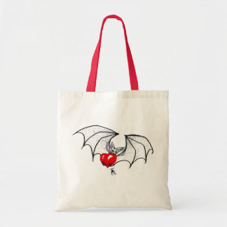 Batty Heart-Tas Tote Bag