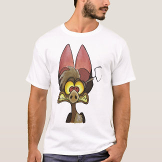 Batty Koda van FernGully waterverf en acryl T-shirt