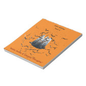 Batty Notes & Ghostly Thoughts notitieblok (Linkerzijde)