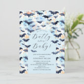 Batty Over Baby Baby shower Kaart (Staand voorkant)