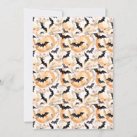 Batty Over Baby Baby shower Kaart (Achterkant)