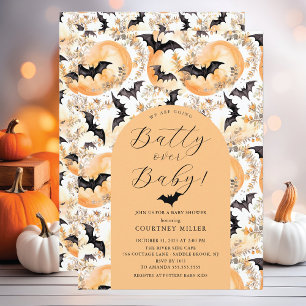 Batty Over Baby Baby shower Kaart