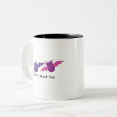 Batty over je vlekken tweekleurige koffiemok (Voorkant links)