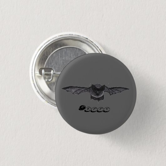 Batty... ronde knop ronde button 3,2 cm (Voorkant /achterkant)