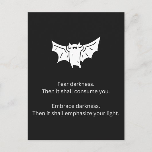 Batty the Bat Briefkaart (Voorkant)