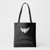 Batty the Bat Tote Bag (Voorkant)