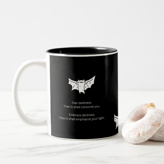 Batty the Bat Tweekleurige Koffiemok (Met donut)