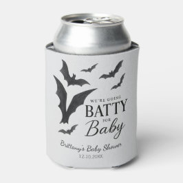 Batty voor Baby Halloween vleermuizen Baby shower Blikjeskoeler