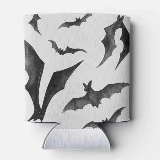 Batty voor Baby Halloween vleermuizen Baby shower Blikjeskoeler (Achterkant)