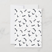 Batty voor Halloween-kaarten Kaart (Achterkant)