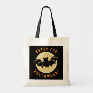 Batty voor Halloween! TRICK OR TREAT Tote Bag
