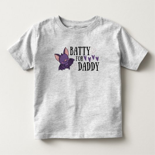 BATTY VOOR PAPA KINDER SHIRTS (Voorkant)