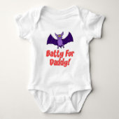 Batty voor papa romper (Voorkant)