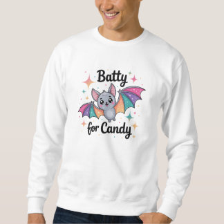 Batty voor Snoep trui - Kawaii Halloween Bat