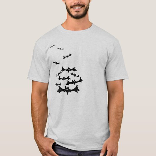 Batty voor vleermuizen t-shirt (Voorkant)