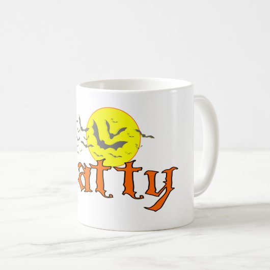 Batty Wonderland Coffee Mok (Voorkant rechts)