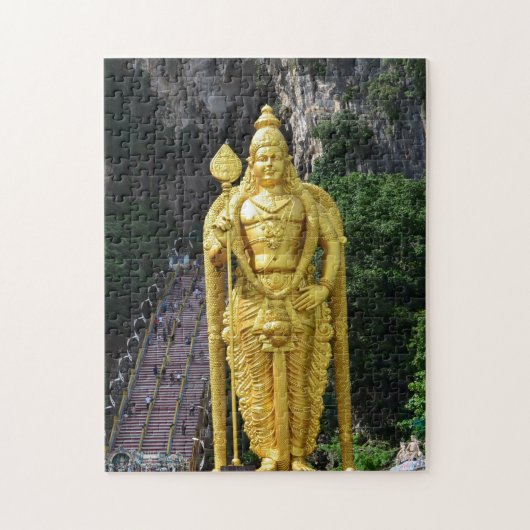Batu Caves Boeddhabeelden-Malaysia. Legpuzzel (Verticaal)