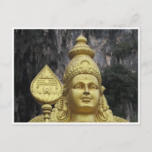 batu caves lord murugan briefkaart (Voorkant)