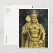 batu caves murugan briefkaart (Voorkant / Achterkant)