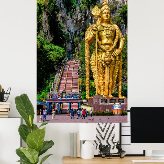 Batu Caves Poster (Thuiskantoor)