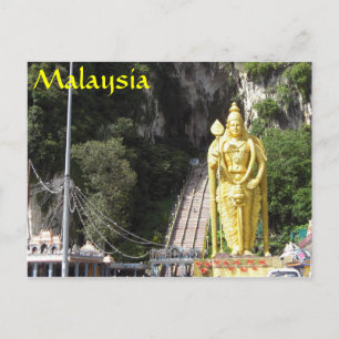 Batu Caves Statue Maleisië Briefkaart