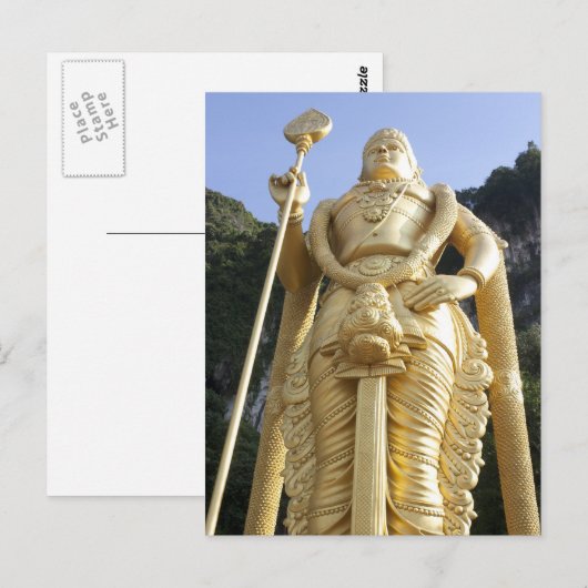 Batu grot Maleisië Briefkaart (Voorkant / Achterkant)