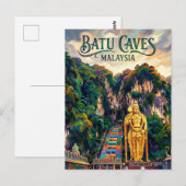 Batu-grotten Maleisië Briefkaart (Voorkant / Achterkant)