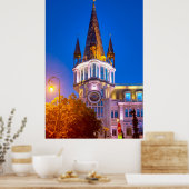 Batumi astronomic clock poster (Keuken)