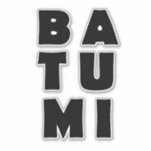 Batumi Georgia, ik hou van Batumi Sticker (Voorkant)