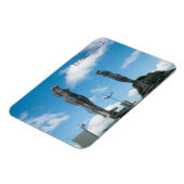 Batumi stad Georgia. Ali en Nino standbeeld Magneet (Linkerzijde)