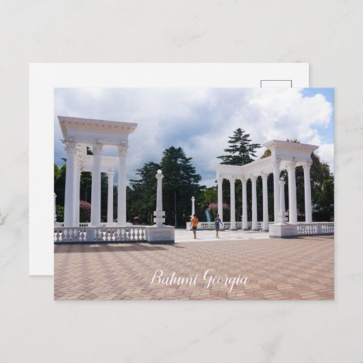 Batumi stad Georgia Briefkaart (Voorkant / Achterkant)