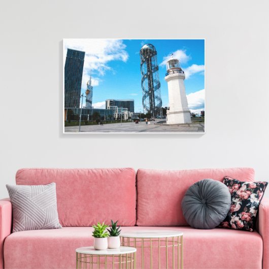Batumi stad Georgia Canvas Afdruk (Insitu (Woonkamer))