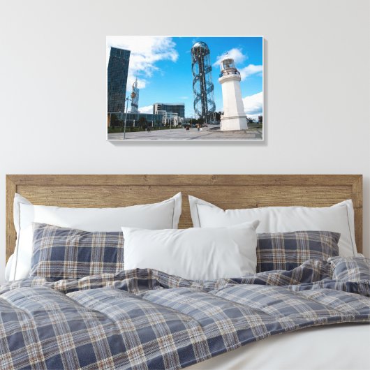 Batumi stad Georgia Canvas Afdruk (Insitu (Slaapkamer))